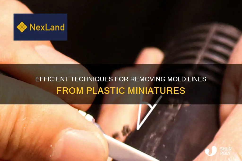 how to remove mold lines plastic miniatures
