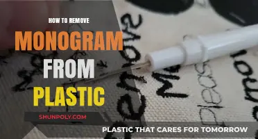 Easy DIY Guide: Removing Monograms from Plastic Surfaces Effortlessly