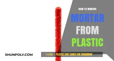 Effective Techniques to Remove Mortar from Plastic Surfaces Easily