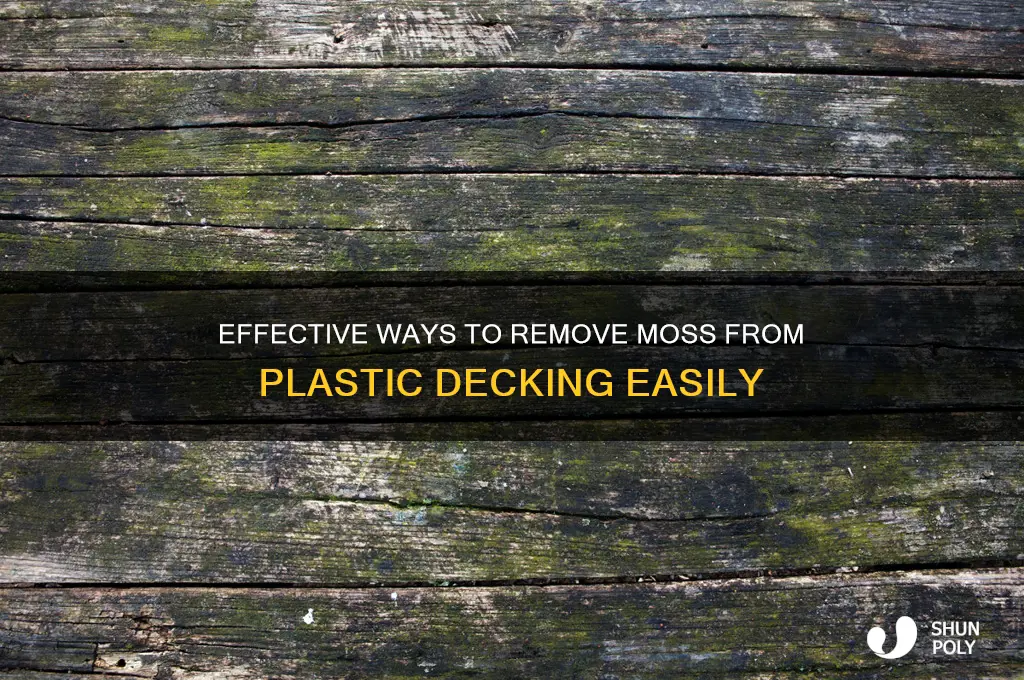 how to remove moss from plastic decking