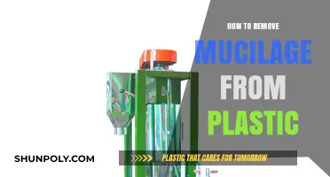 Effective Methods to Remove Mucilage from Plastic Surfaces Easily