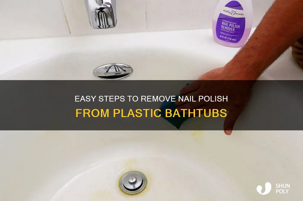 how to remove nail polish from plastic bath