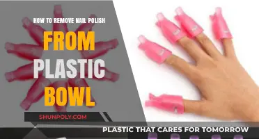Easy Steps to Remove Nail Polish from Plastic Bowls