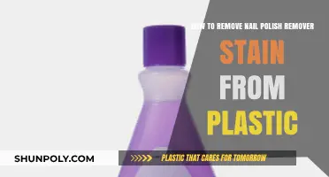 Effective Ways to Remove Nail Polish Remover Stains from Plastic Surfaces