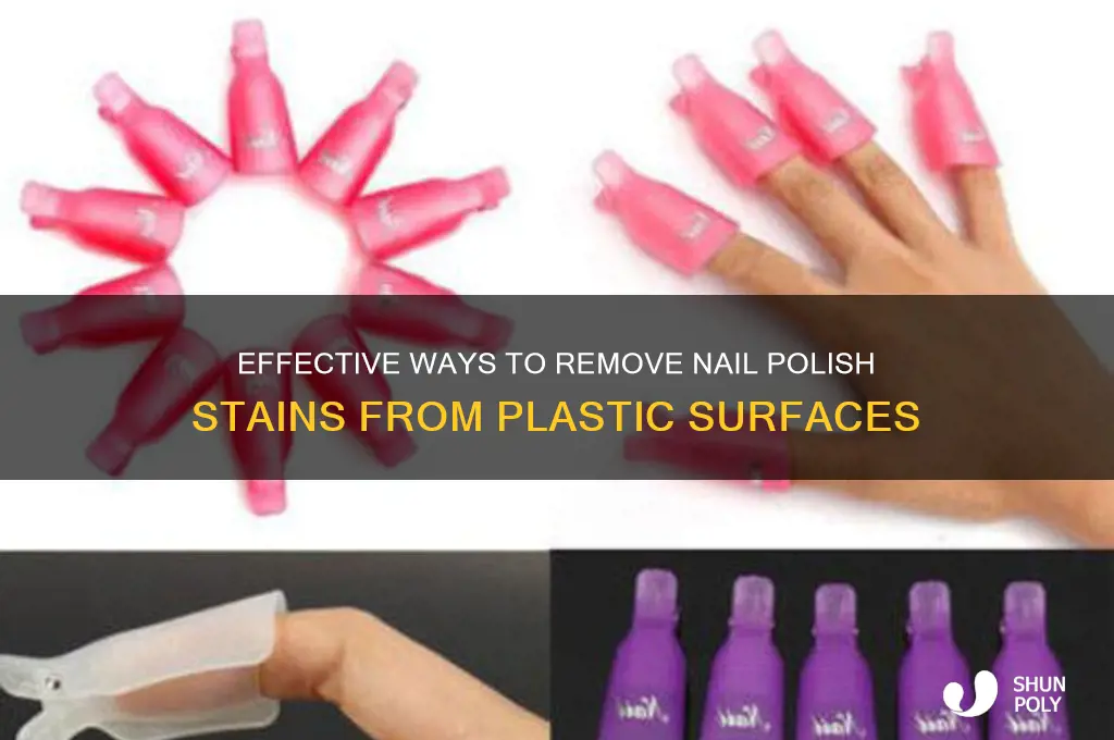 how to remove nail polish transfer from plastic