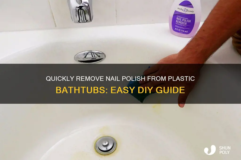 how to remove nail varnish from a plastic bath