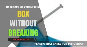 Safely Removing New Work Plastic Gang Boxes: A Step-by-Step Guide