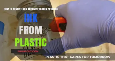 Effective Methods to Remove Non-Adhesive Screen Printing Ink from Plastic Surfaces