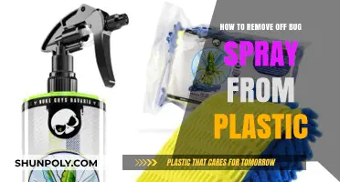 Effective Ways to Clean Bug Spray Residue from Plastic Surfaces