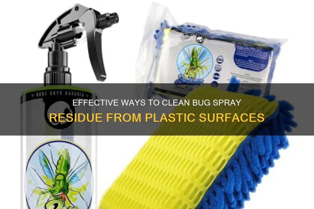 how to remove off bug spray from plastic