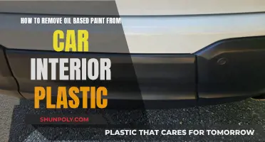 Eradicating Oil-Based Paint from Car Interior Plastic