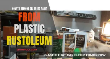 Removing Oil-Based Paint from Plastic with Rust-Oleum