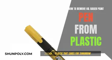 Removing Oil-Based Paint Pen from Plastic: Effective Strategies