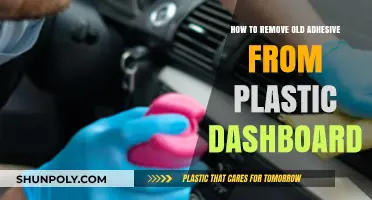 Effective Techniques to Remove Old Adhesive from Plastic Dashboards