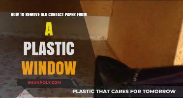 Effortlessly Remove Old Contact Paper from Plastic Windows: A Step-by-Step Guide