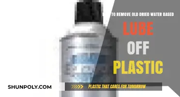 Effective Tips to Remove Dried Water-Based Lube from Plastic Surfaces