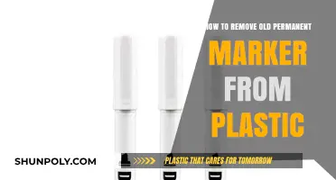 Effective Methods to Erase Old Permanent Marker Stains from Plastic Surfaces