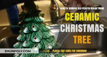 Safely Removing Old Plastic Bulbs from Ceramic Christmas Trees: A Guide