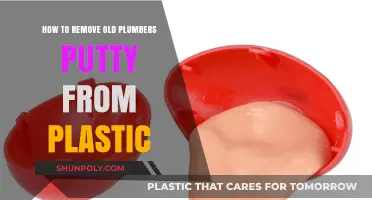 Effective Techniques to Remove Old Plumber's Putty from Plastic Surfaces