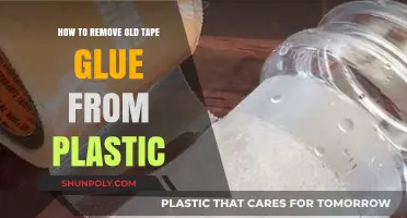 Effective Ways to Remove Stubborn Old Tape Glue from Plastic Surfaces