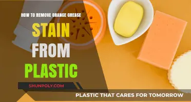 Effective Ways to Remove Orange Grease Stains from Plastic Surfaces