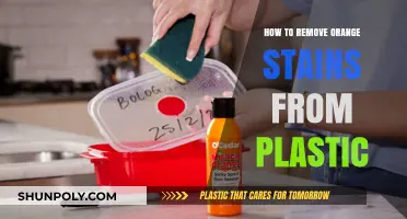 Effective Ways to Remove Orange Stains from Plastic Surfaces