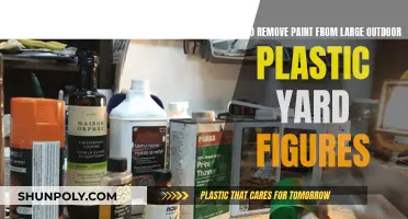 Removing Paint from Large Outdoor Plastic Yard Figures