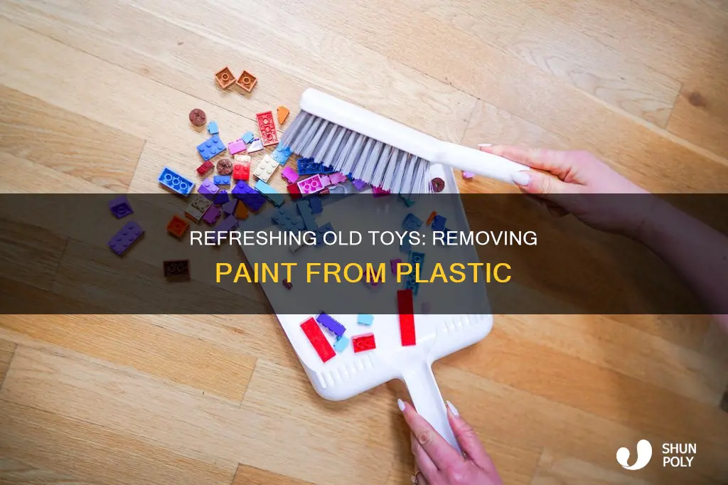 how to remove paint from old plastic toys