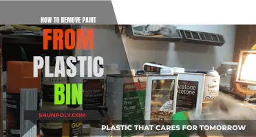 Effective Ways to Remove Paint from a Plastic Bin
