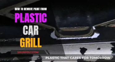 Removing Paint from Your Car's Plastic Grill: Effective Methods