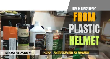 Removing Paint from a Plastic Helmet: Effective Methods