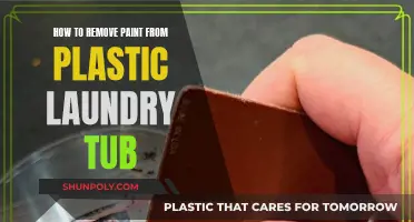 Removing Paint from a Plastic Laundry Tub: Effective Methods