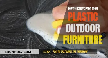 Removing Paint from Outdoor Plastic Furniture: Effective Methods