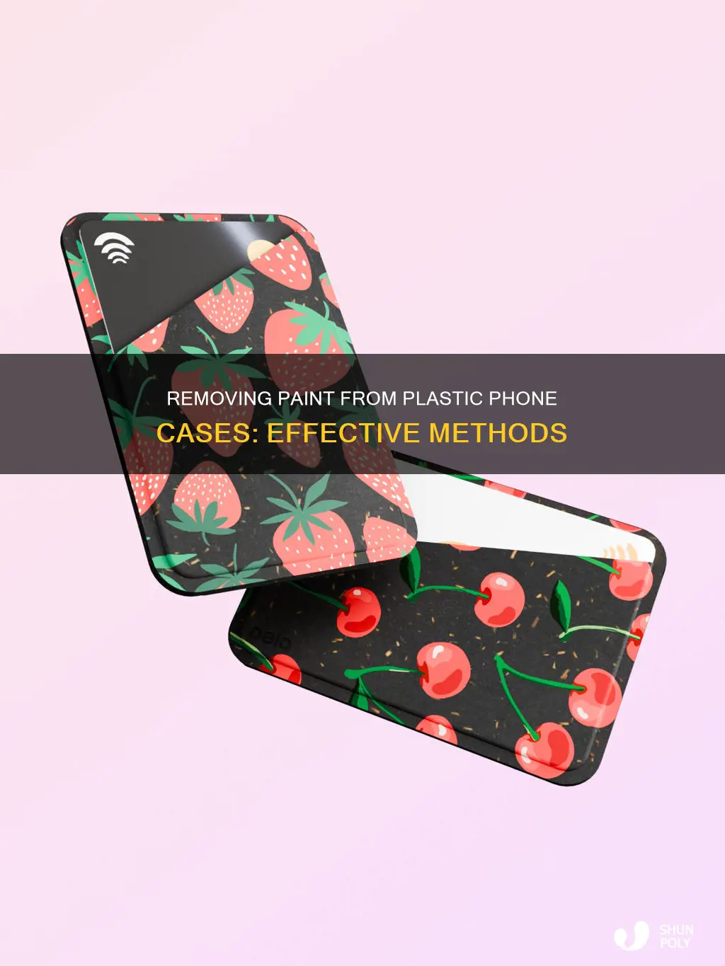 how to remove paint from plastic phone case