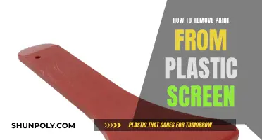 Removing Paint from Plastic Screens: Effective Methods