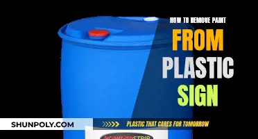 Removing Paint from Plastic Signs: Effective Methods