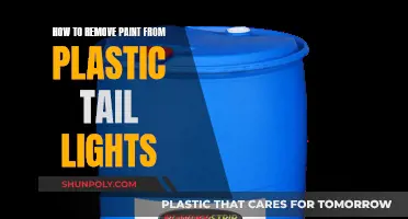 Removing Paint from Plastic Tail Lights: A Step-by-Step Guide