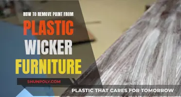 Stripping Paint from Wicker: Reviving Plastic Furniture