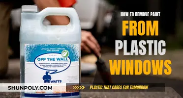Removing Paint from Plastic Windows: A Step-by-Step Guide
