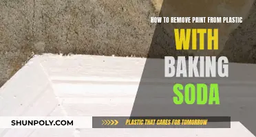 Removing Paint from Plastic: Baking Soda Magic