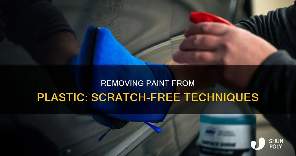 how to remove paint from plastic without scratching
