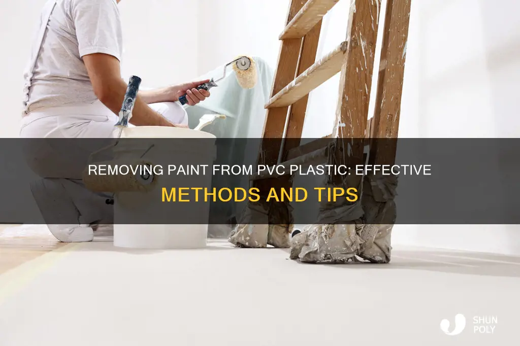 how to remove paint from pvc plastic