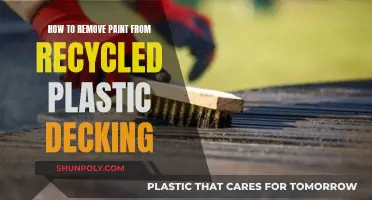 Removing Paint from Recycled Plastic Decking: A Step-by-Step Guide