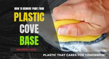 Removing Paint from Plastic Cove Base: Effective Techniques