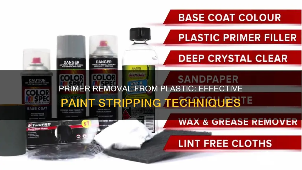 how to remove paint primer from plastic