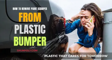 Removing Paint Scrapes: Restore Your Plastic Bumper