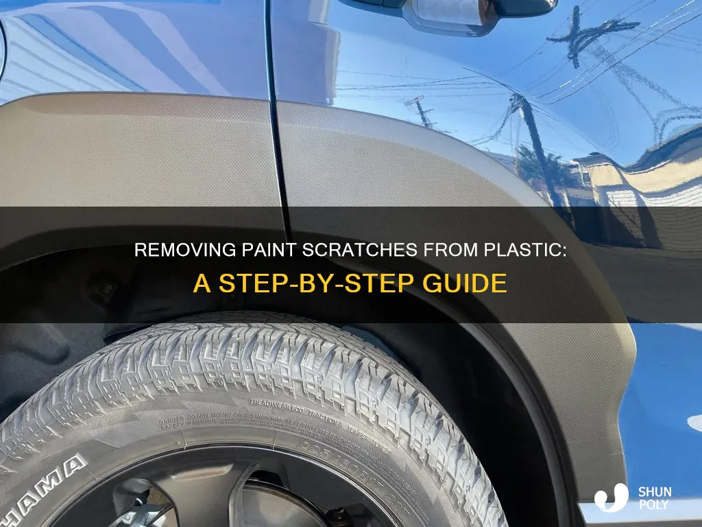 how to remove paint scratches from plastic
