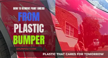 Eradicating Paint Smears from Plastic Bumpers