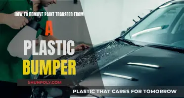 Eradicating Paint Transfer from Plastic Bumpers