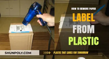 Easy Steps to Remove Paper Labels from Plastic Surfaces Cleanly